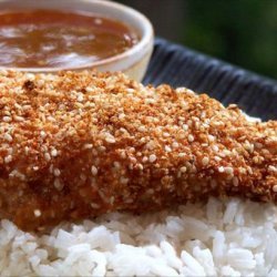 Easy Sesame Chicken With Apricot Sauce recipe