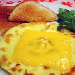 Flipped Egg With Cheese recipe