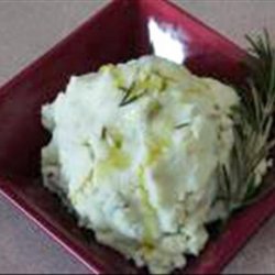 Rosemary , Roasted Garlic, Cheese, Mashed Potatoes recipe