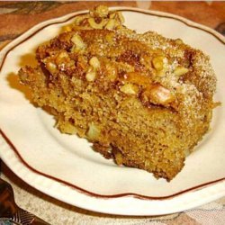 Fresh Apple Cake With Nut Topping recipe