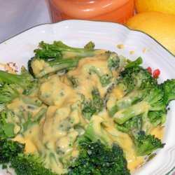 Broccoli With Cheese Sauce recipe