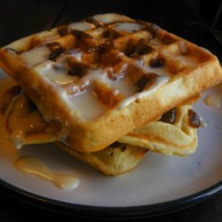 Cinnamon Roll Waffles recipe