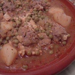 Kefta Tajine (Moroccan Spiced Meatballs W/ Eggs in Tomato Sauce) recipe