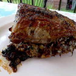Pork Tenderloin Stuffed With Brie and Mushrooms recipe