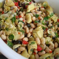 Antipasto-Style White Bean Salad recipe