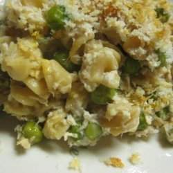 Crispy-On-The-Top Tuna and Green Pea Casserole (Rocco Dispirito) recipe