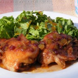Cranberry Barbecued  Chicken recipe