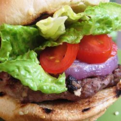 Feta Burgers With Grilled Red Onions recipe