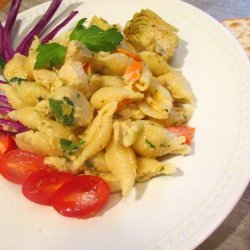Chicken Pasta Salad in the Hidden Valley of Good Eats #RSC recipe