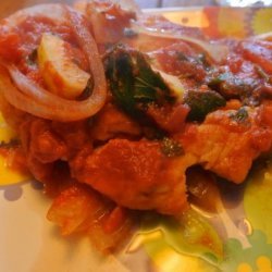 Moroccan Fish With Lemon and Tomatoes recipe