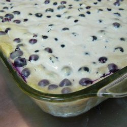 Blueberry Sour Cream Kuchen Bars recipe