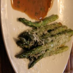 Roasted Asparagus with Brown Butter and Pecorino recipe