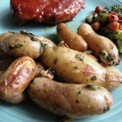 Roasted Garlic Fingerling Potatoes recipe