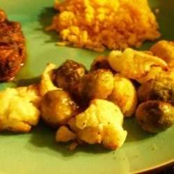 Roasted Brussels Sprouts and Cauliflower recipe