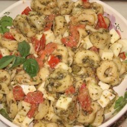 Easy Tortellini Pesto Salad recipe
