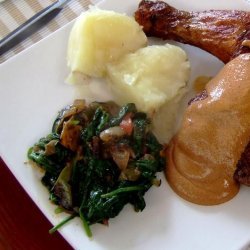 African Spinach recipe