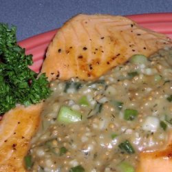 Salmon With Maple and Mustard Seed Sauce recipe