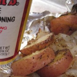 Tin Foil Red Potatoes and Onions recipe