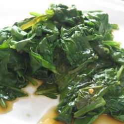 Spinach Stir Fry With Garlic recipe