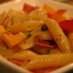 Easy Italian Salami Pasta Salad recipe