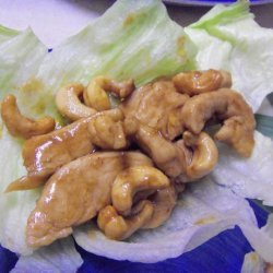 Cashew Chicken Lettuce Wraps recipe