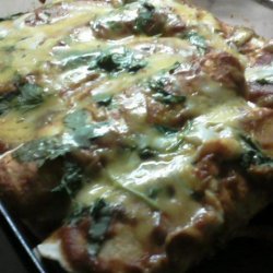 Black Bean & Corn Enchiladas (With or Without Chicken) recipe
