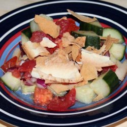 Toasted Pita Salad recipe