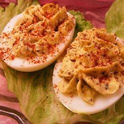 Pesto Deviled Eggs recipe