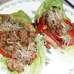 Moo Shu Beef Lettuce Cups - 4 Points recipe