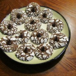 Chocolate Mint Crinkle Cookies recipe