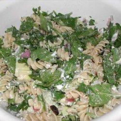 Rachael Ray's Spinach Artichoke Pasta Salad recipe