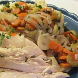 Herb Roasted Chicken With Vegetables and Wine (Crock Pot) recipe