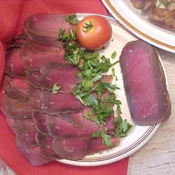 Armenian Basterma (Dried Cured Beef) recipe