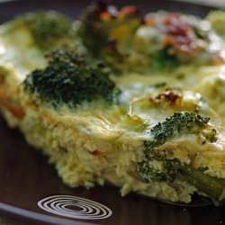 Crustless Broccoli and Cheese Quiche recipe