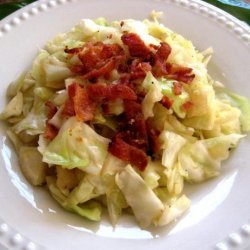 Fried Cabbage and Bacon With Onion recipe