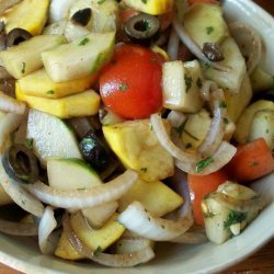 Zucchini and Cucumber Salad recipe