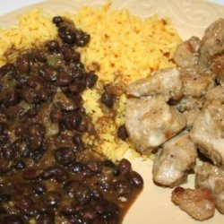 Gatorbek's Cuban Pork, Black Beans, and Yellow Rice recipe