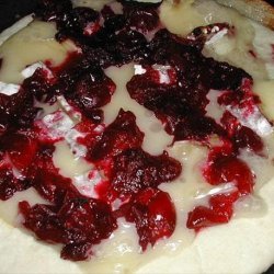Brie and Cranberry Pizza recipe