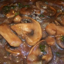 Jim's Easy Mushroom Sauce for Steak recipe