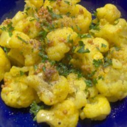 Cauliflower with Ginger and Mustard Seeds recipe