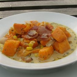 Sweet Potato-Corn Chowder recipe