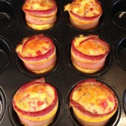 Bacon-Wrapped Cheddar Egg Bites recipe