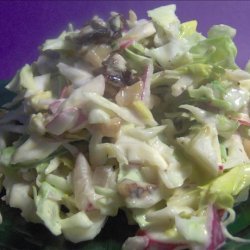 Cranberry-Walnut Cabbage Coleslaw recipe