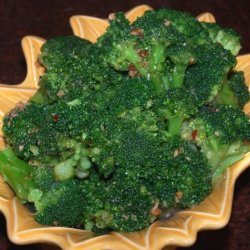 Broccoli With Asian Style Dressing recipe