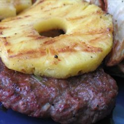 Hawaiian Hamburgers With Grilled Pineapple recipe