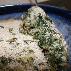 Spinach Cheese Kugel (Low Fat) recipe