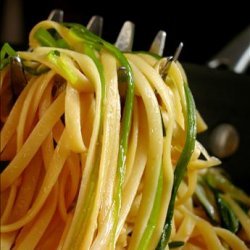 Linguine With Green Onions recipe