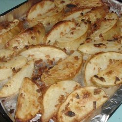 Garlic Potato Wedges recipe