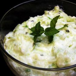 Minted Cucumber-Yogurt Raita recipe