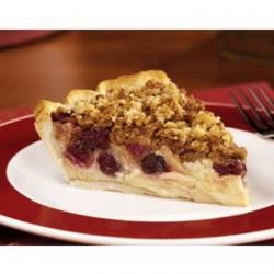 Apple Cranberry Streusel Custard Pie recipe